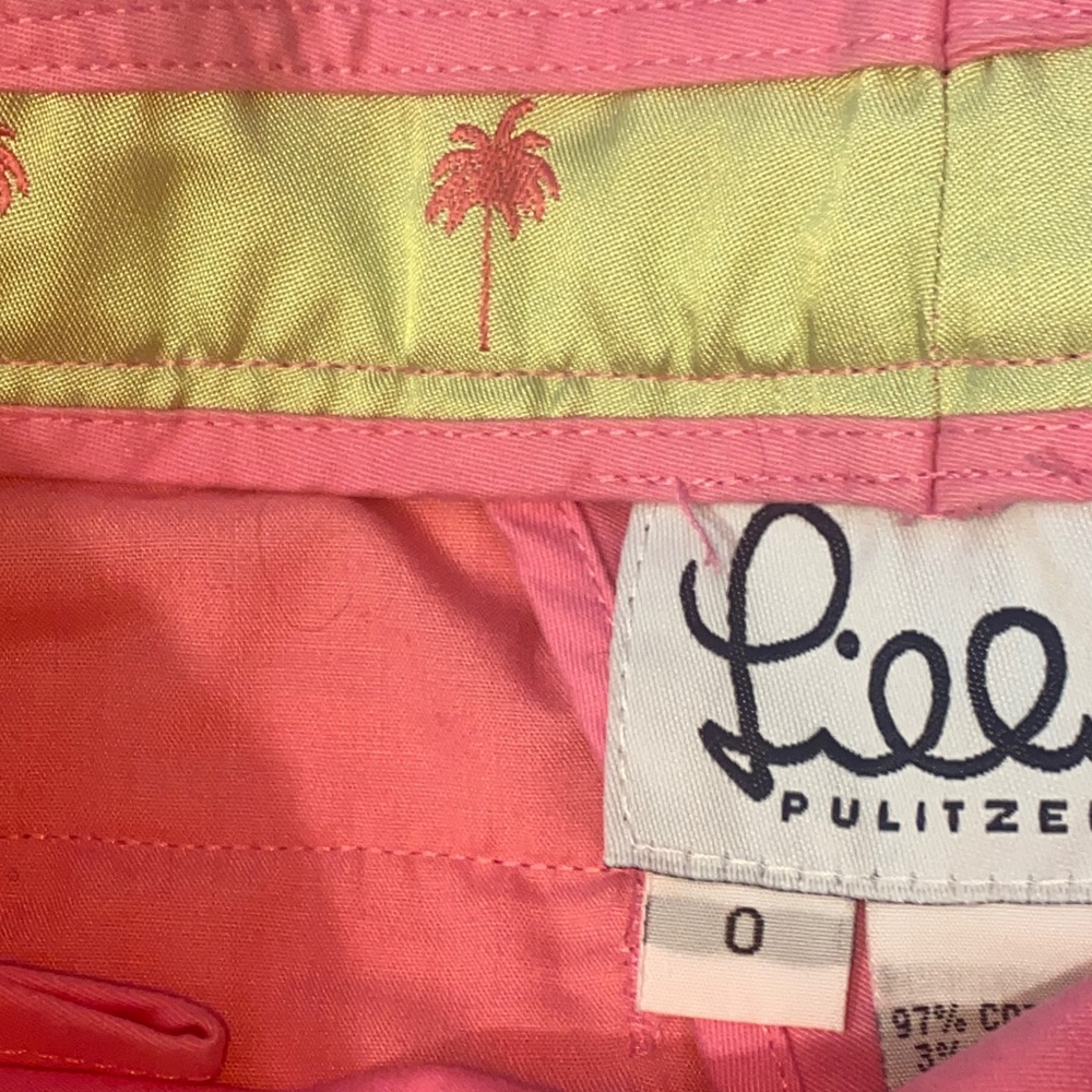 Lilly Pulitzer Pink Pants size 0 
In good used condition